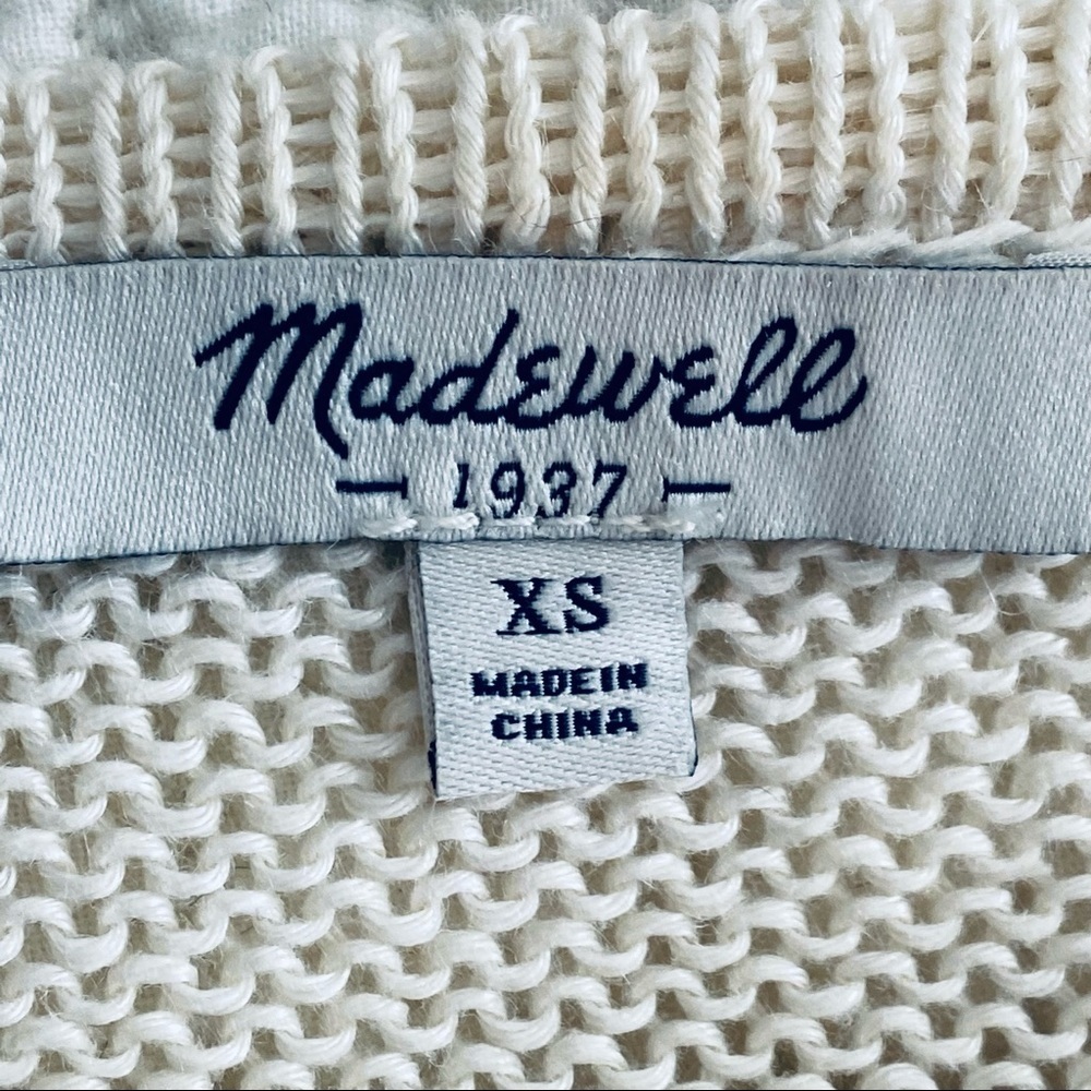 Madewell Linen Blockstop Oversize Color Block Swe… - image 6